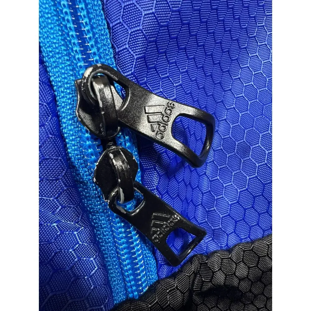 Adidas Prime Backpack Blue Black Full Size School Gym Travel
